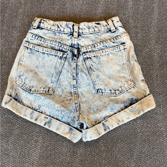 American Apparel Acid Wash Vintage Jean Shorts - Picture 2 of 10